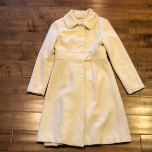 Costa Blanca Cream wool overcoat. Great condition